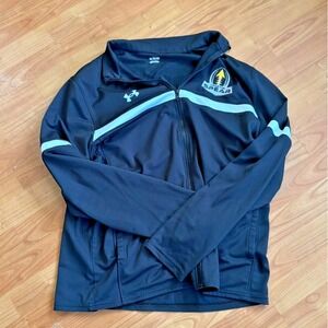 Under Armor Mens Jacket Sixe XL Black Tip of the Spear Lightweight Full Zip